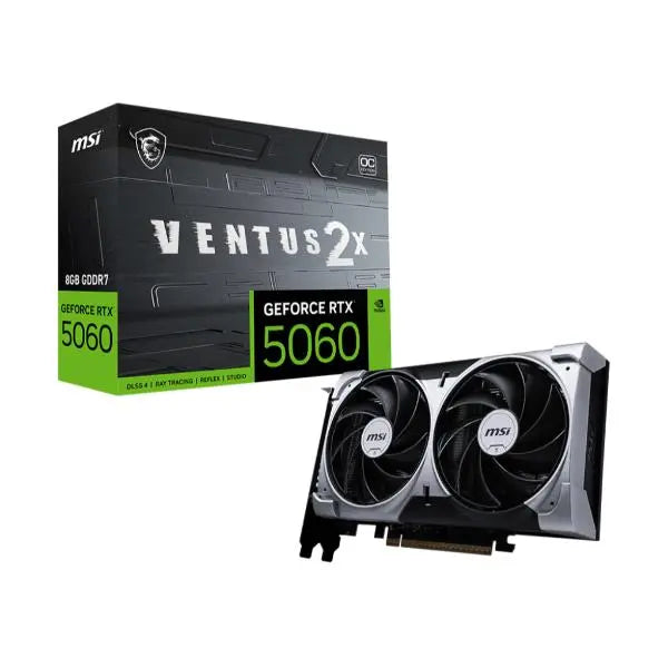 MSI RTX 5060 Ventus 2X OC 8GB GDDR7 Graphics Card