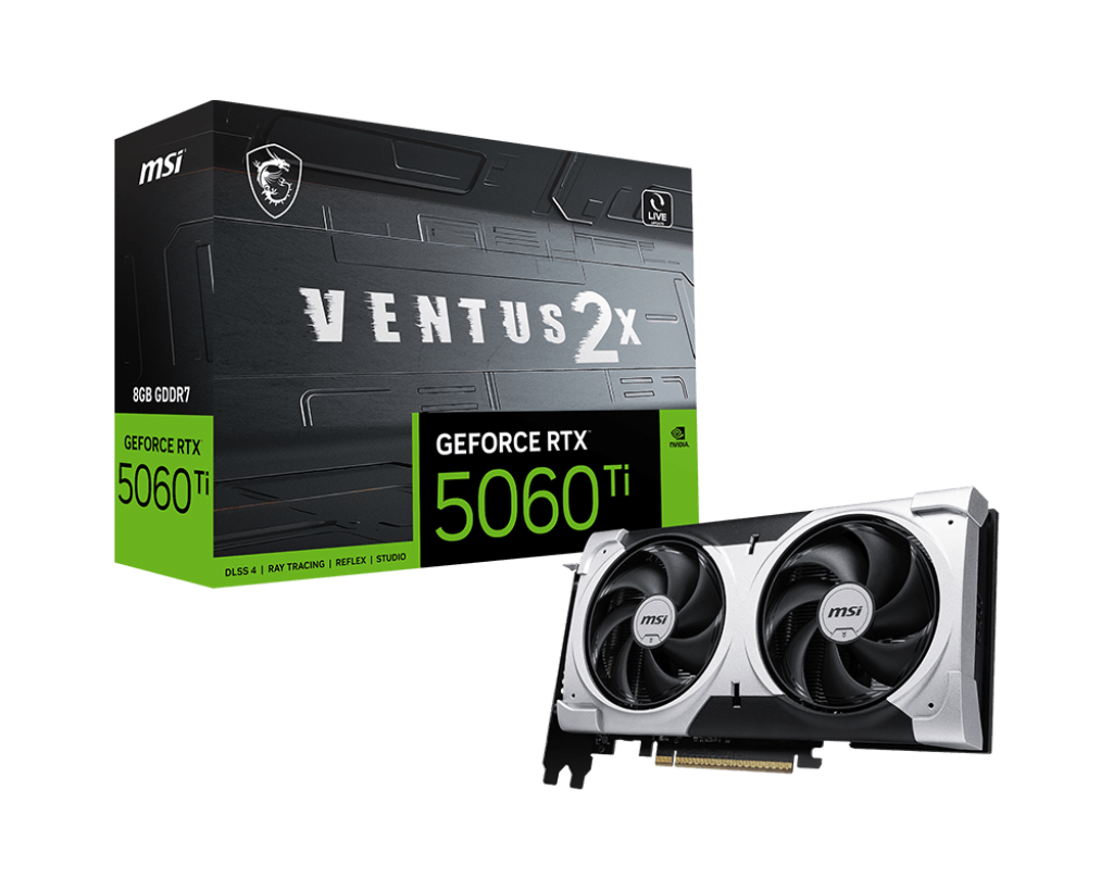 MSI GeForce RTX 5060 Ti 8G VENTUS 2X PLUS