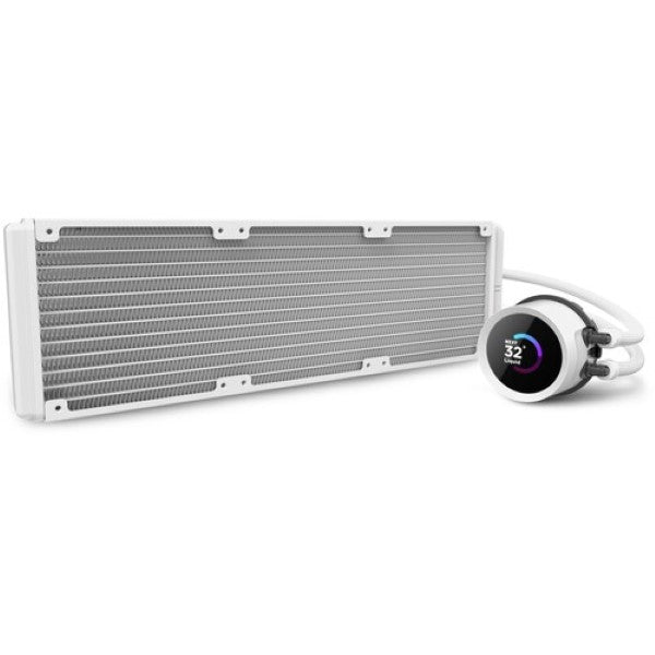 NZXT Kraken 360 RGB 360mm AIO Liquid Cooler with LCD Dispay (White)