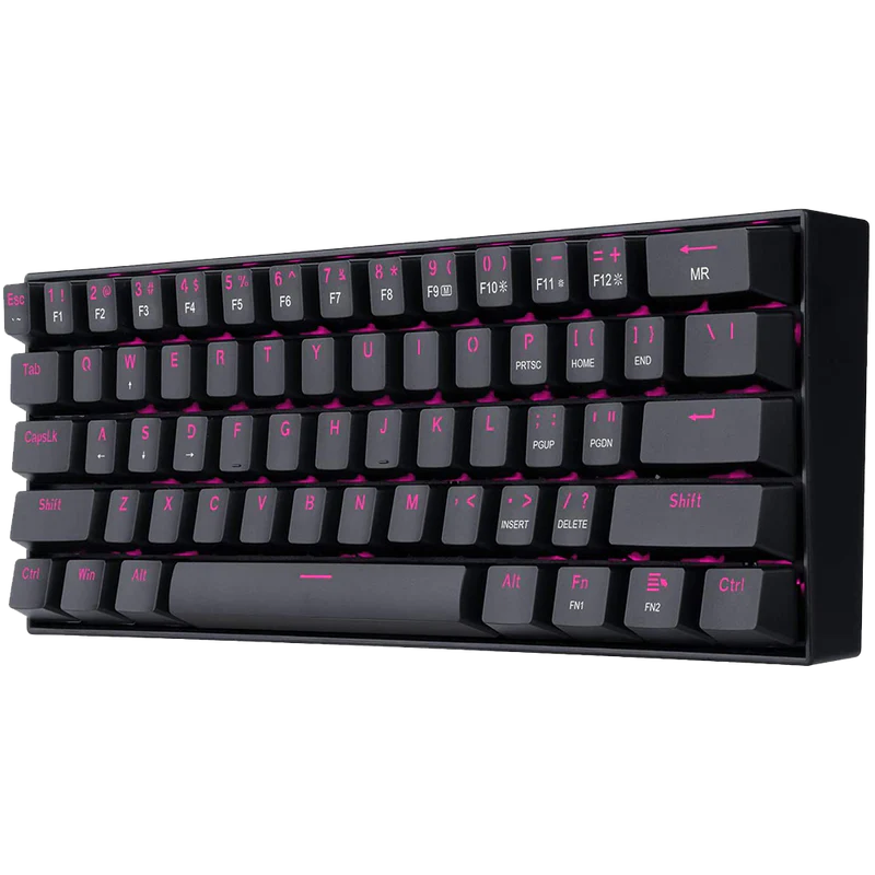 Dragon Born K630 - 60% Wired Mechanical Keyboard Pink Led (Brown Switch)