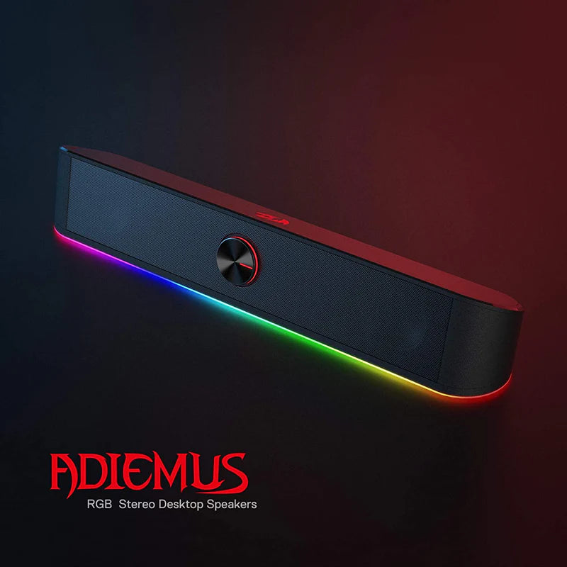 ADIEMUS GS560 - RGB 2.0 Channel USB Wired Soundbar