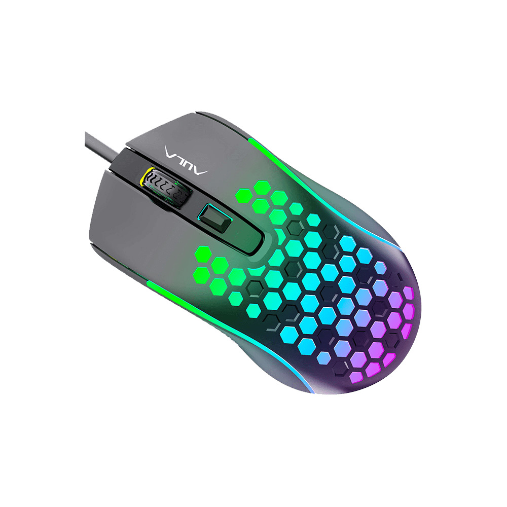 AULA S11 Wired Gaming Mouse Ultra Lightweight Honeycomb Design Mouse