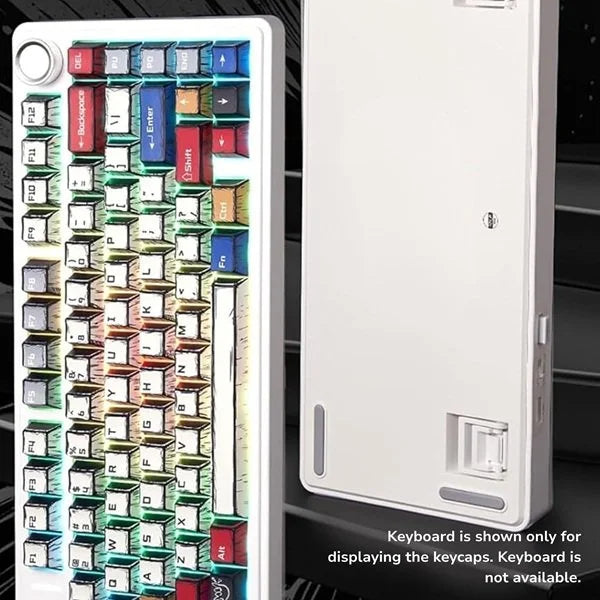 Comic Sublimation Keycaps 130 Qty | Compatible With All Kind of Keyboard | Comic keycaps (CK)