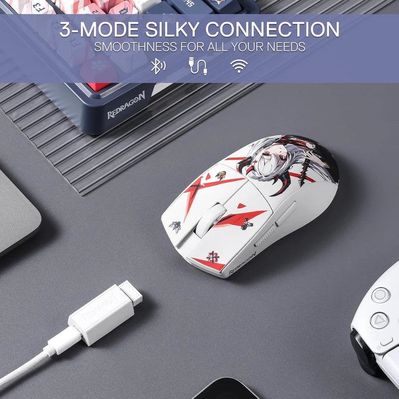 K1NG M916 PRO - Wired And Wireless Mouse (Anime)