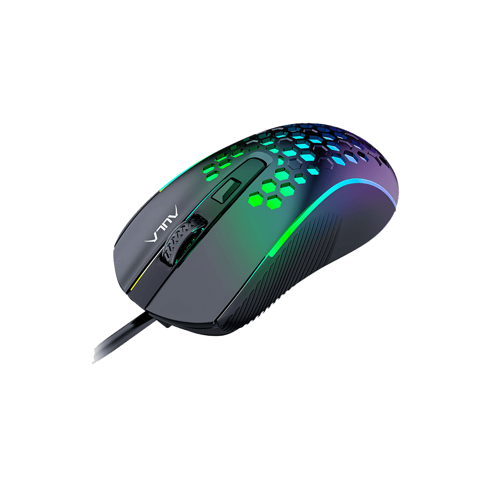 AULA S11 Wired Gaming Mouse Ultra Lightweight Honeycomb Design Mouse