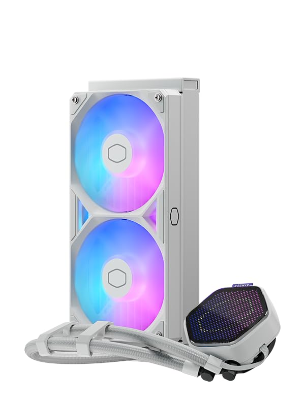 Cooler Master ML 240 Atmos II Pixel LED ARGB CPU Liquid Cooler White
