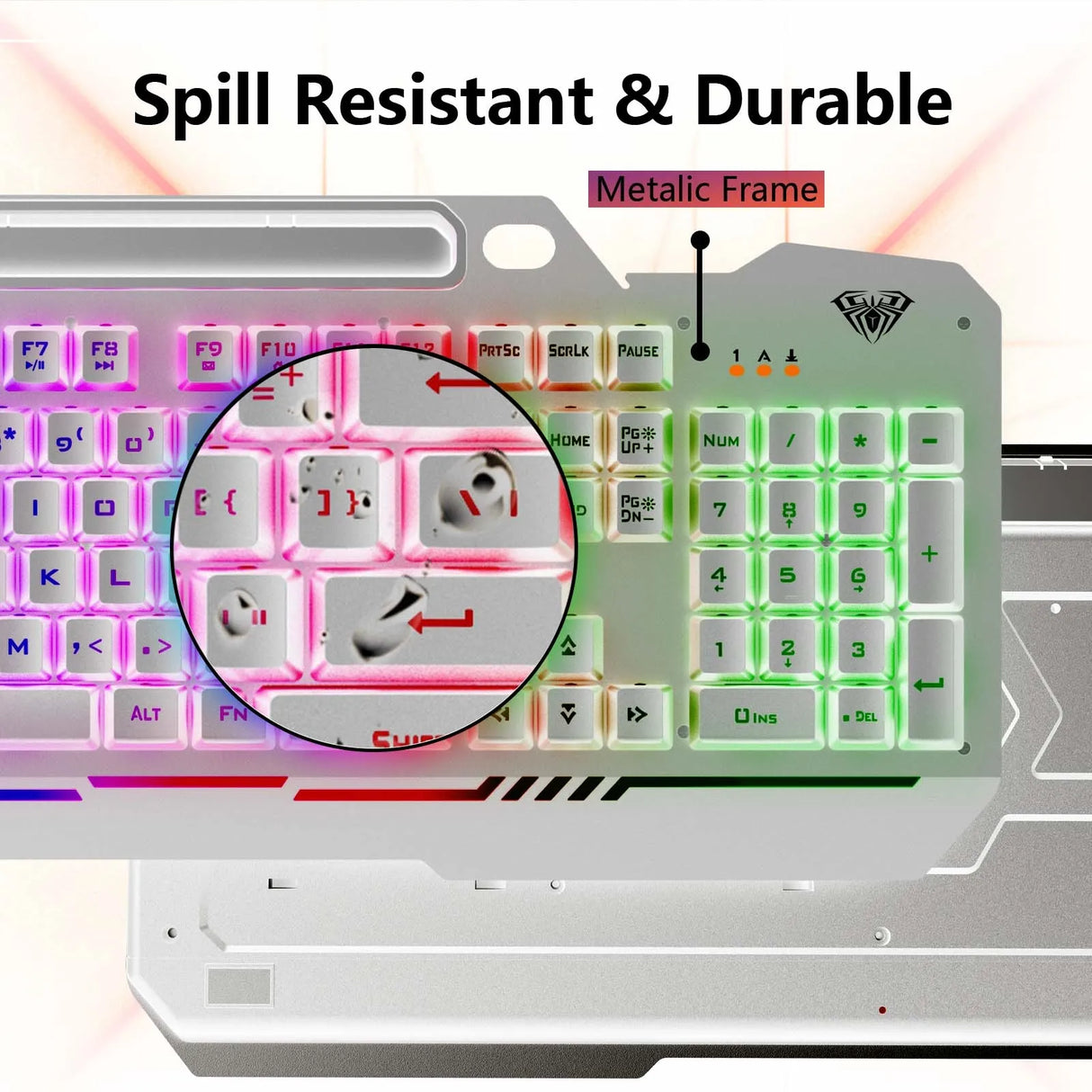 AULA T102 Wired Gaming Keyboard and Mouse Combo(T102W)