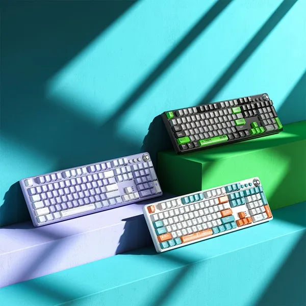 Aula F2088Pro Mechanical Gaming Keyboard | Black+ Grey + Green (F2088 ProBGrG)