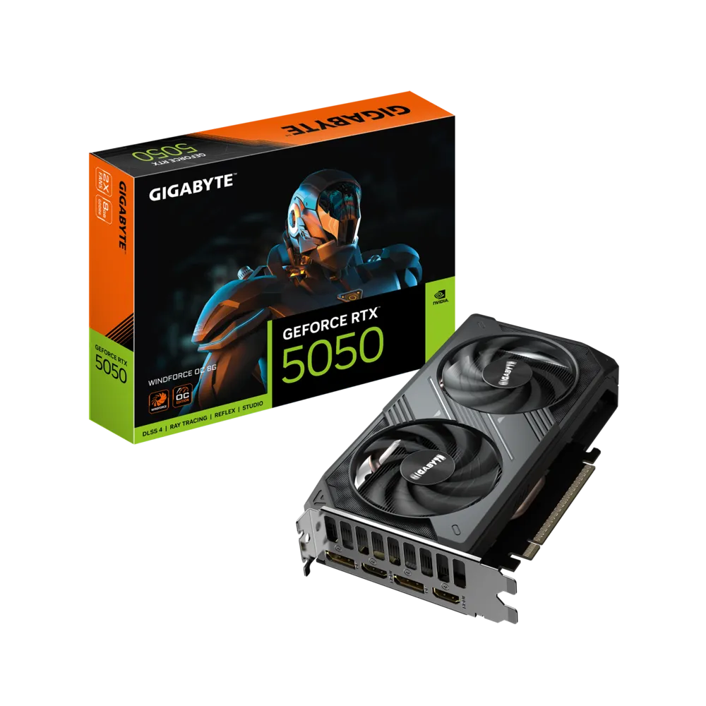 Gigabyte RTX 5050 WINDFORCE OC 8G Graphics Card