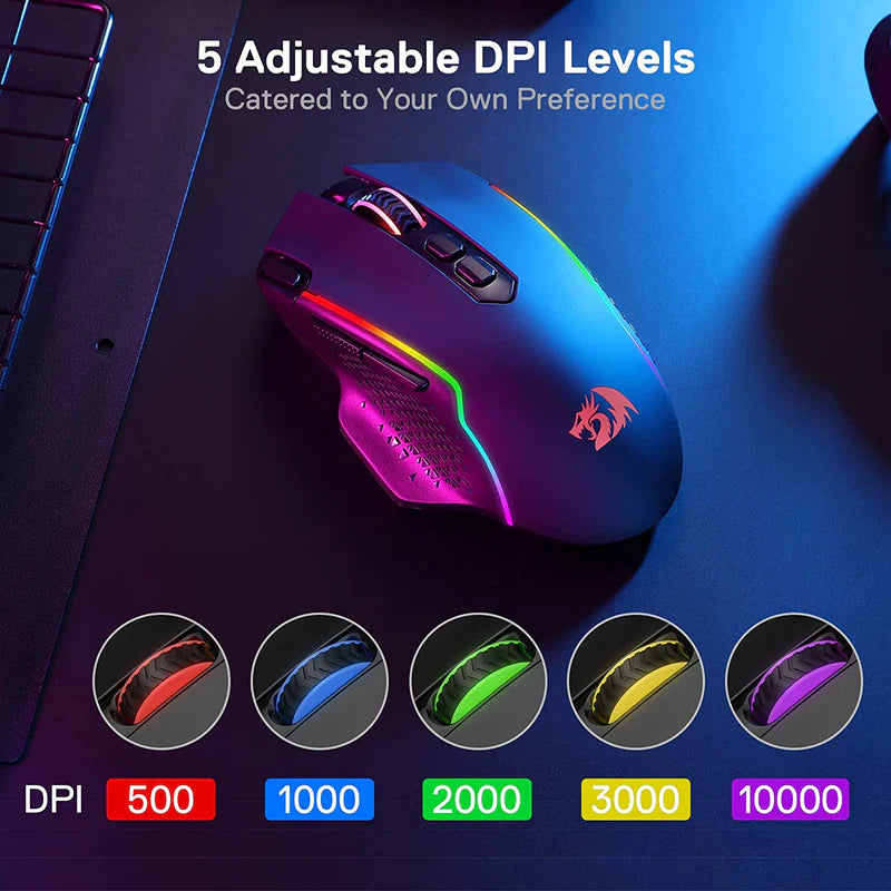 Taipan Pro M810 PRO RGB Wired And Wireless Mouse