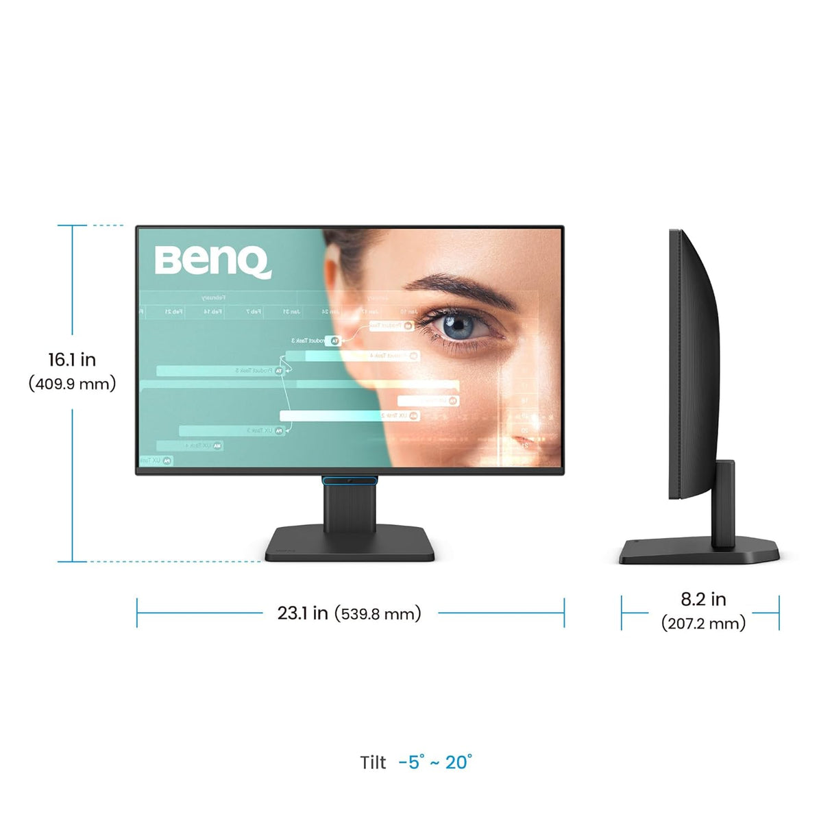 BenQ GW2490C Eye-Care 23.8 Inch IPS FHD 144Hz Monitor