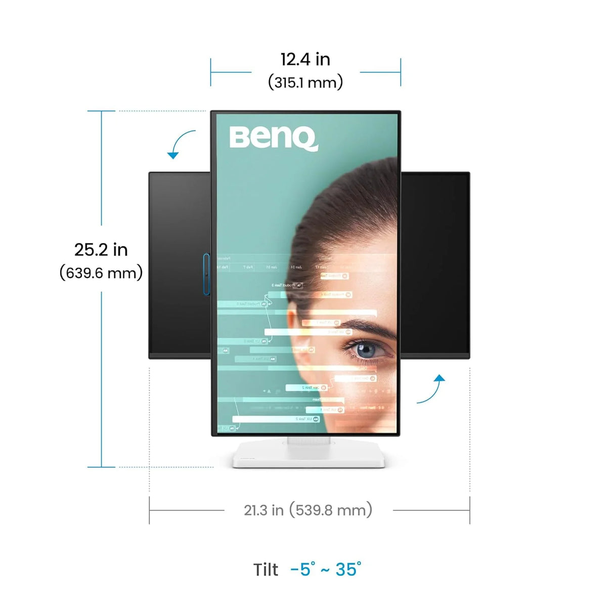 BenQ GW2490TC 24 Inch FHD 144Hz IPS Eye-Care Monitor White