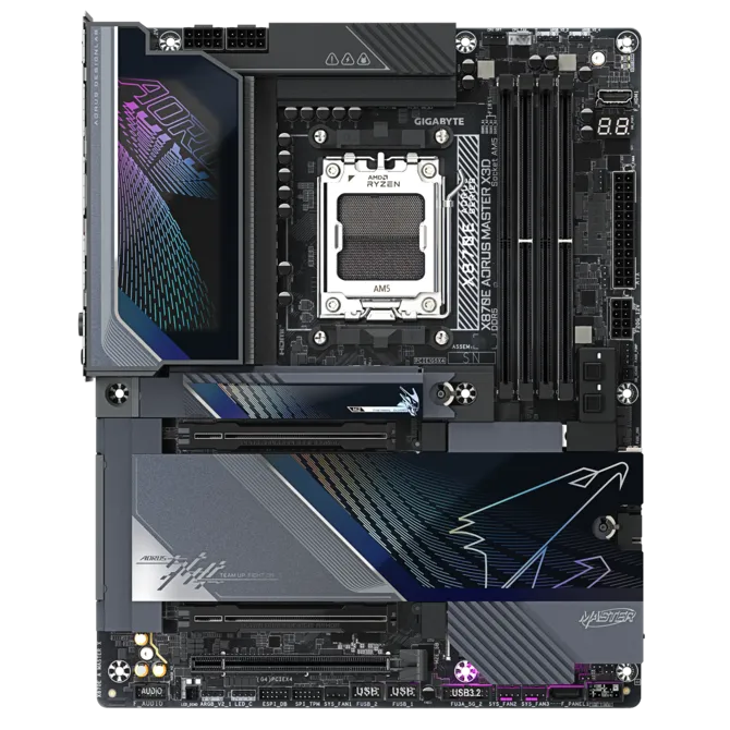 Gigabyte X870E AORUS MASTER X3D Motherboard