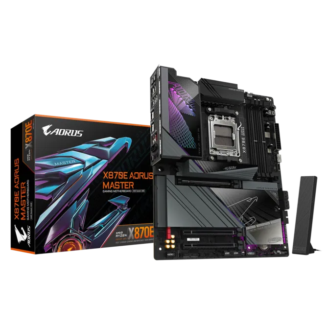 GIGABYTE X870E AORUS Master WIFI ATX Motherboard