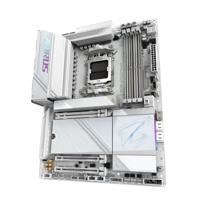 Gigabyte X870E Aorus Pro Ice AM5 LGA 1718 ATX Motherboard