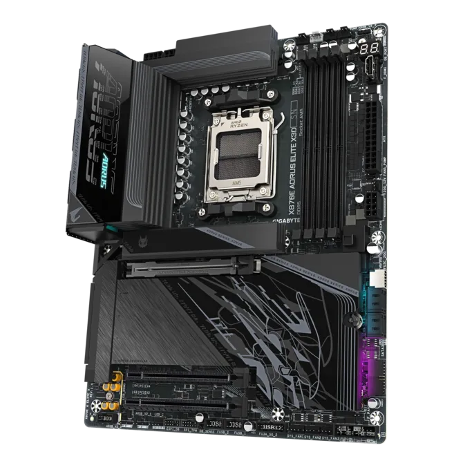 Gigabyte X870E Aorus Elite X3D ATX Motherboard