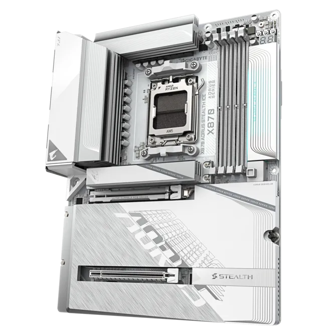 GIGABYTE X870 AORUS Stealth ICE AMD AM5 Motherboard
