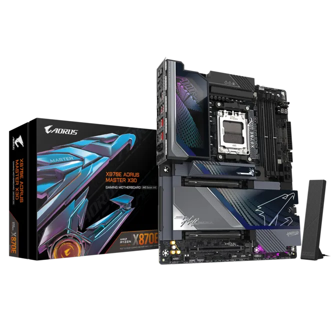Gigabyte X870E AORUS MASTER X3D Motherboard
