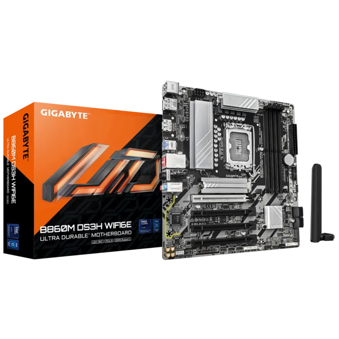 GIGABYTE B860M DS3H WIFI6E M-ATX Motherboard