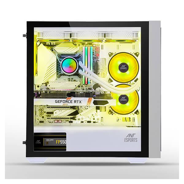 Ant Esports 690 Air ARGB (E-ATX) Cabinet (White)