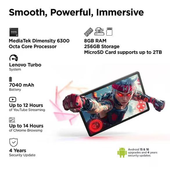 Lenovo Idea Tab (11") 8GB 256GB Wifi + 5G + Pen (ZAFM0706IN)
