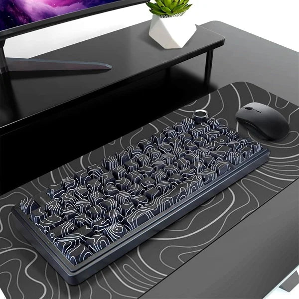 AULA F75 75% Wireless Trio Mode Mechanical Gaming Keyboard With Knob | Black Contour, Star-Vector (Seiya) Switch (F75BCS)
