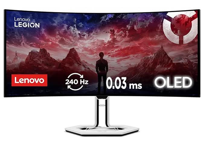Lenovo Legion PRO 34WD-10 34inch 240Hz WQHD OLED Curved Gaming Monitor