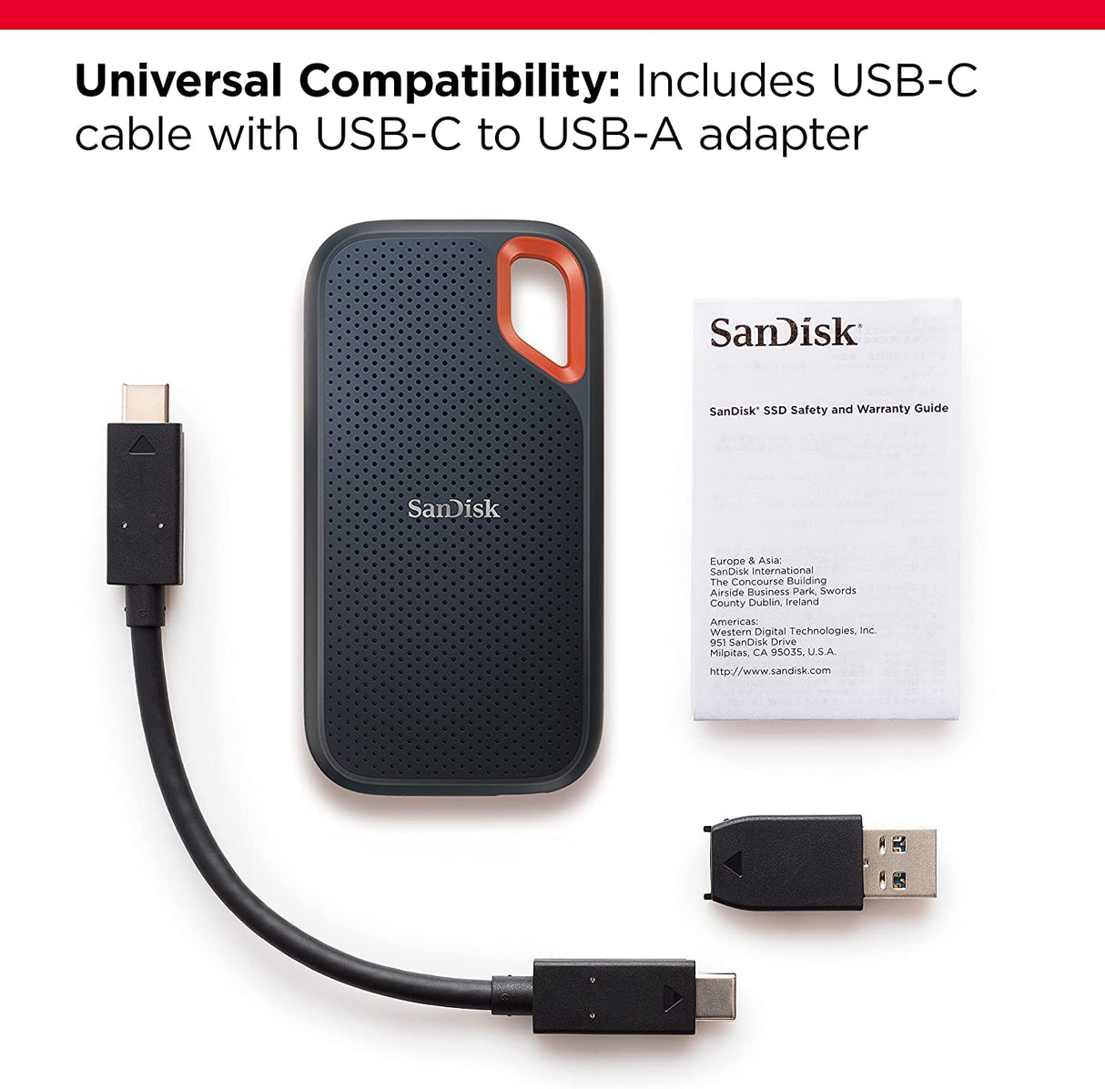 SanDisk E61 1TB Extreme Portable SSD 1050MB/s