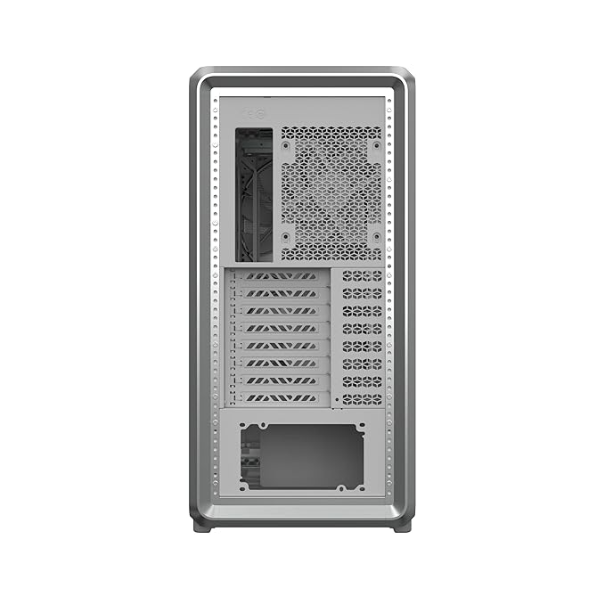 Cooler Master MasterFrame 600 Mesh ARGB Silver E-ATX Mid Tower Cabinet