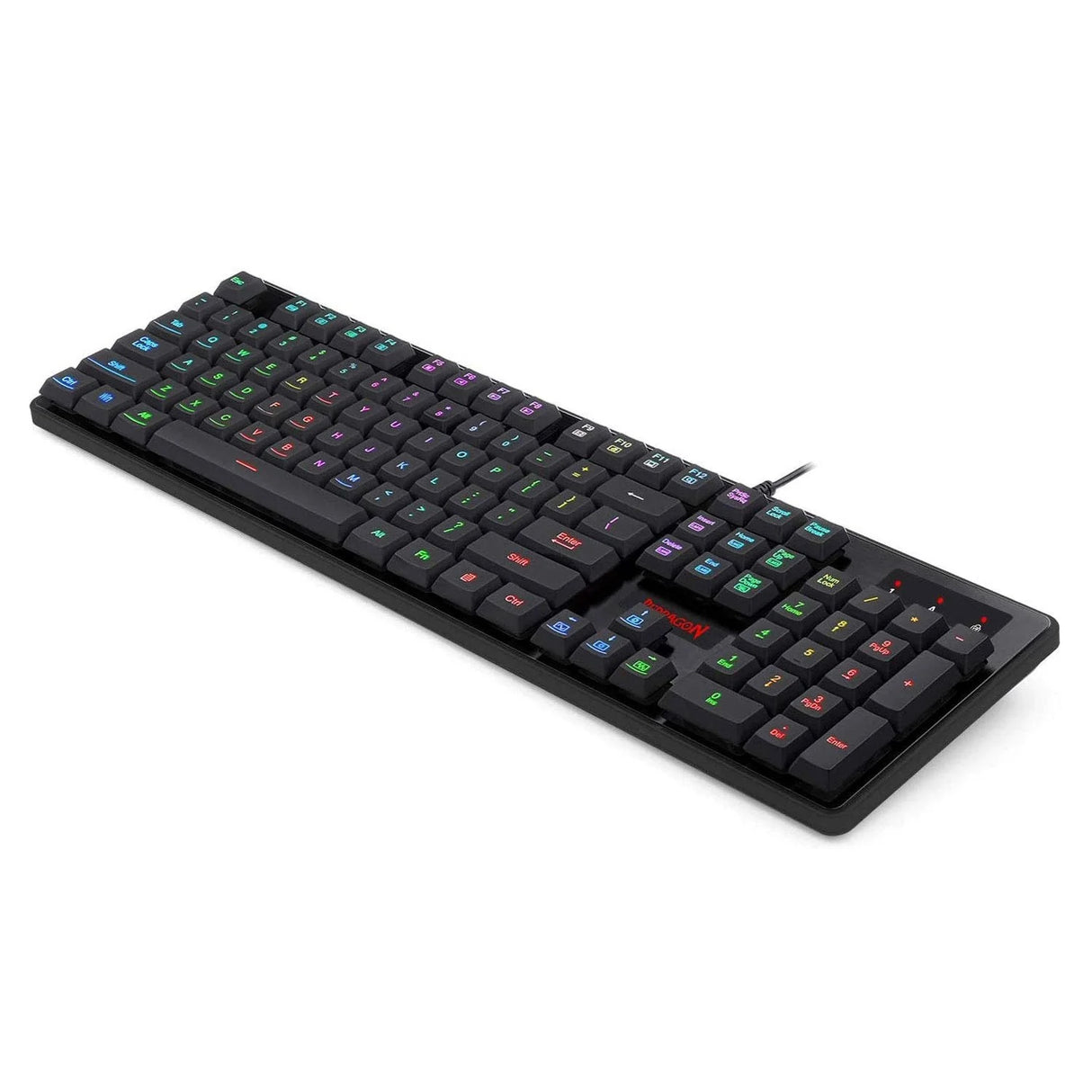 Dyaus Pro K509-1 - 104 Keys Rgb Wired Keyboard Without Side Led (Mechanical Feel)
