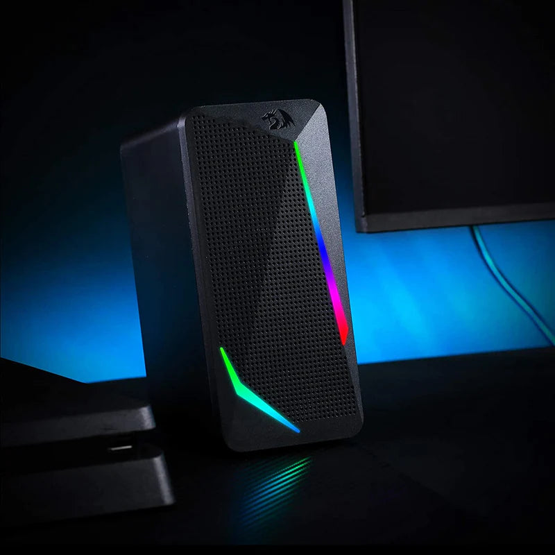 WALTZ GS510- RGB 2.0 Channel Gaming Wired Desktop Speakers