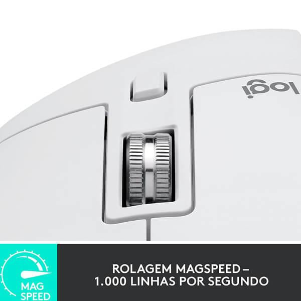 Logitech MX Master 3S Wireless Mouse (Pale Gray)