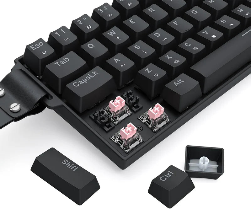 Redragon Castor K631 - 68 Keys Wired Mechanical Keyboard with Strap (Magnetic Switch)