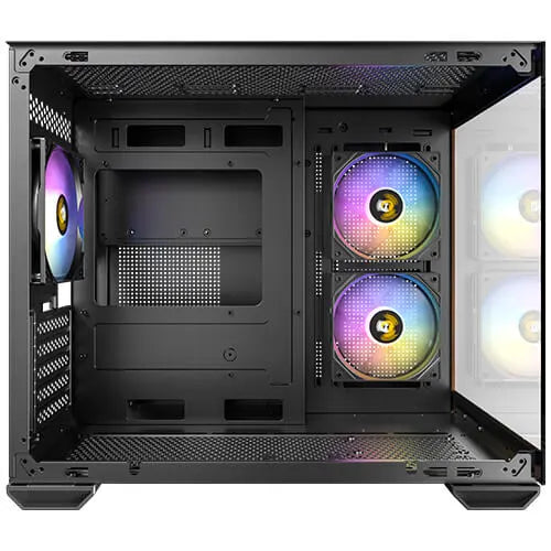 ANTEC CX600M Wood Mini Tower Full-View Tempered Glass Gaming Case
