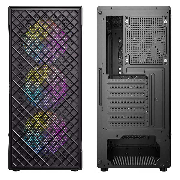 ANTEC VX320 ARGB ATX Mid Tower Gaming Cabinet (Black)