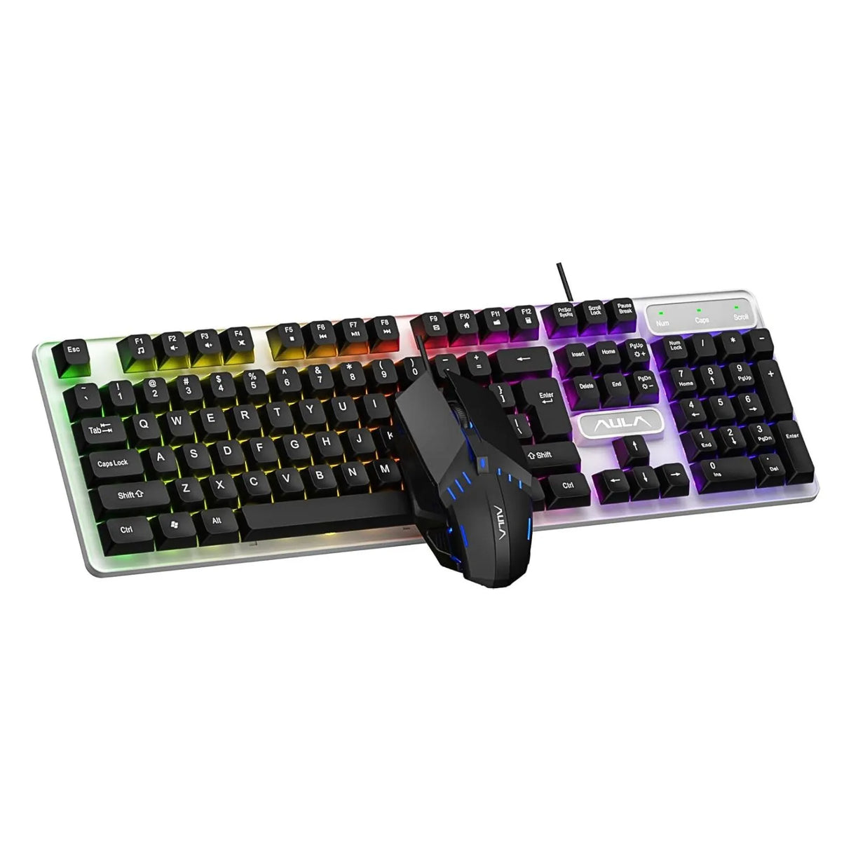 Aula F3061 Membrane Keyboard & Mouse Combo | Black (F3061Combo)