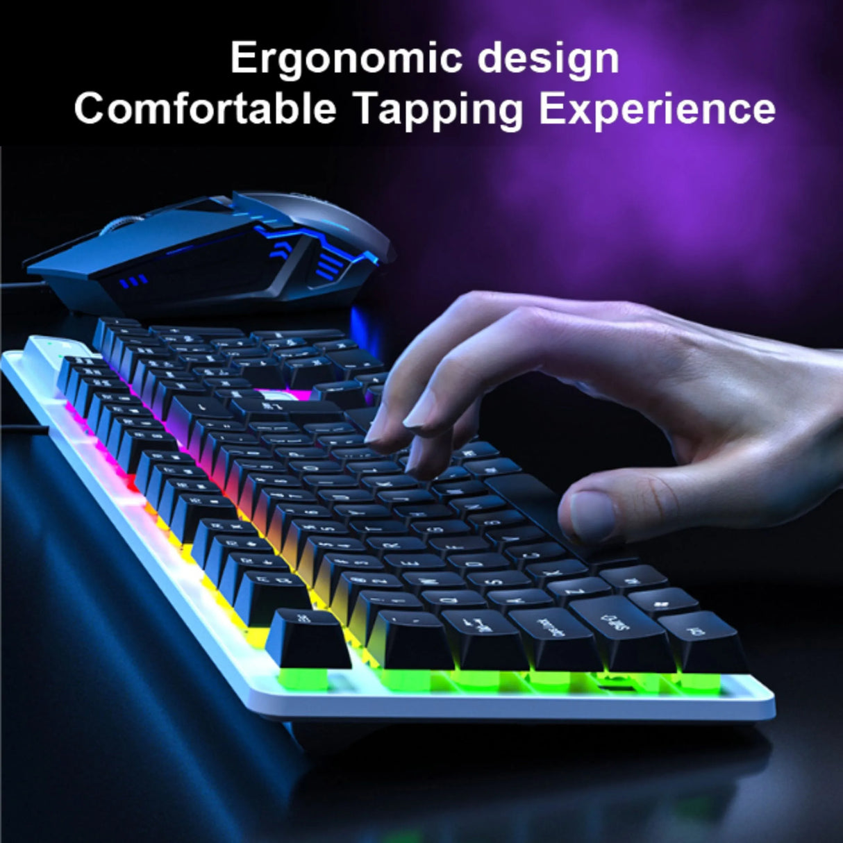 Aula F3061 Membrane Keyboard & Mouse Combo | Black (F3061Combo)