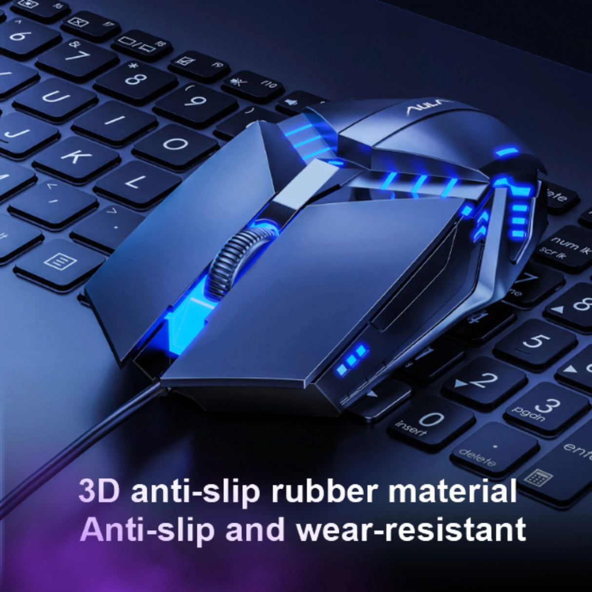 Aula F3061 Membrane Keyboard & Mouse Combo | Black (F3061Combo)