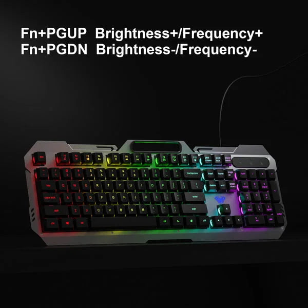 Aula F2023 COMBO Wired USB Gaming Keyboard and Mouse (Black)