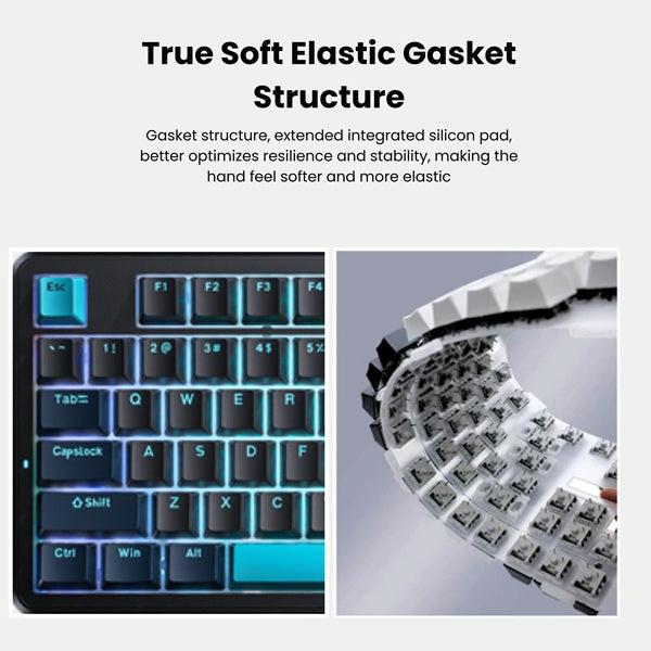 AULA F87 Wireless Tri Mode (2.4GHz/Type-C/BT) RGB Mechanical Gaming Keyboard