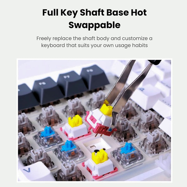 AULA F87 Wireless Tri Mode (2.4GHz/Type-C/BT) RGB Mechanical Gaming Keyboard