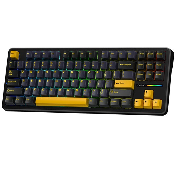 AULA F87 Wireless Tri Mode (2.4GHz/Type-C/BT) RGB Mechanical Gaming Keyboard