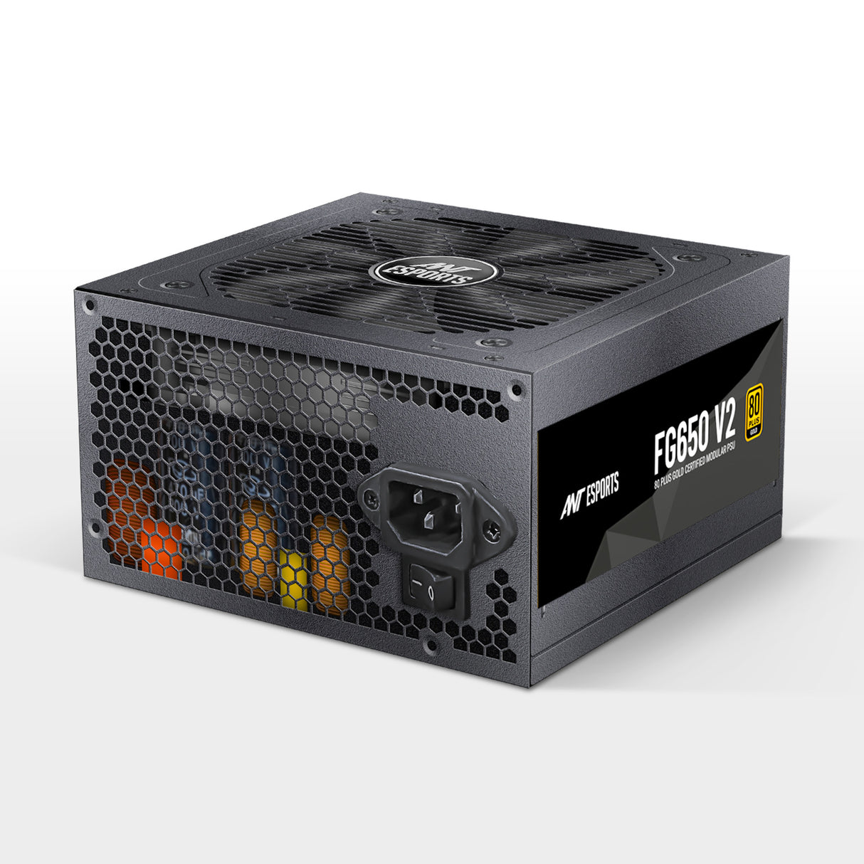 Ant Esports PSU FG650 V2 650W 80+Gold Full Modular Black Power Supply