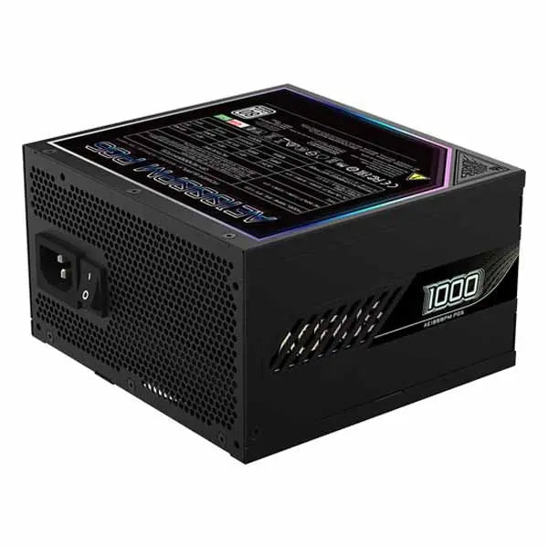 Gigabyte AORUS ELITE 1000W 80 PLUS Platinum Modular ATX Power Supply (Black)