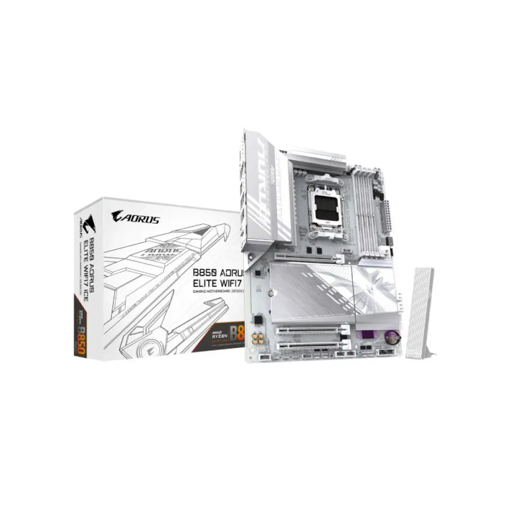 Gigabyte B850 Aorus Elite WiFi7 Ice AM5 ATX Motherboard