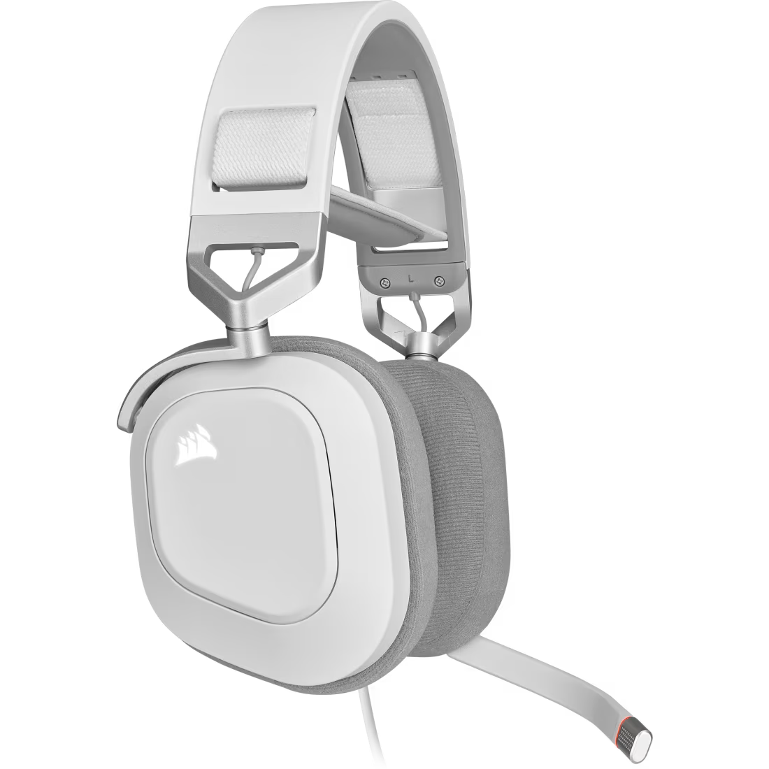 Corsair HS80 RGB USB Wired Gaming Headset White