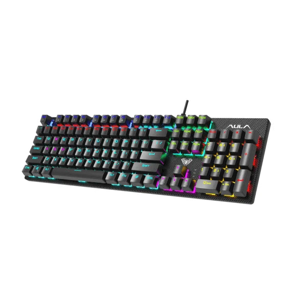 AULA S2022B Wired Mechanical Gaming Keyboard Black