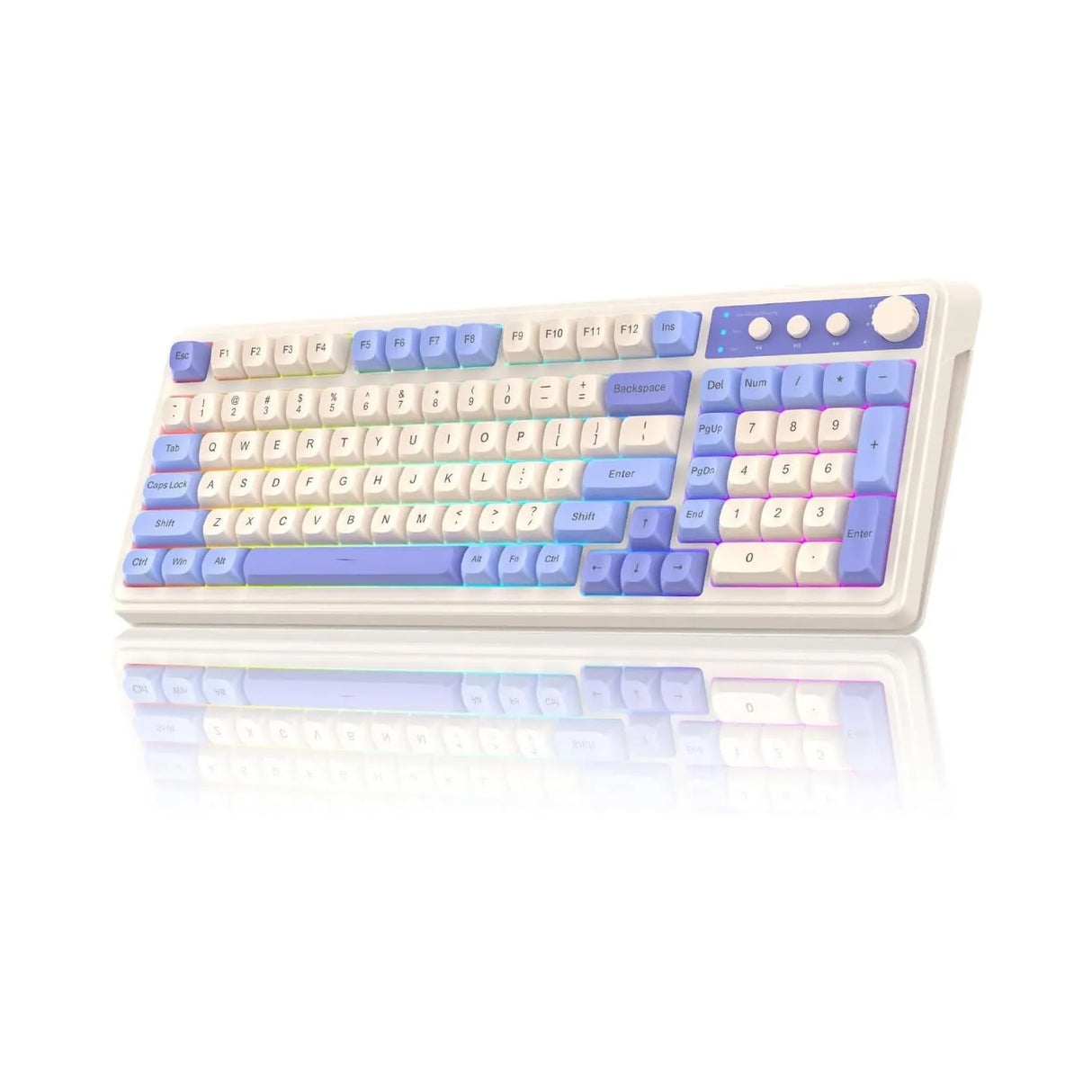 AULA S99 3 in 1 Membrane Programmable Tri-Mode Keyboard(S99UW)