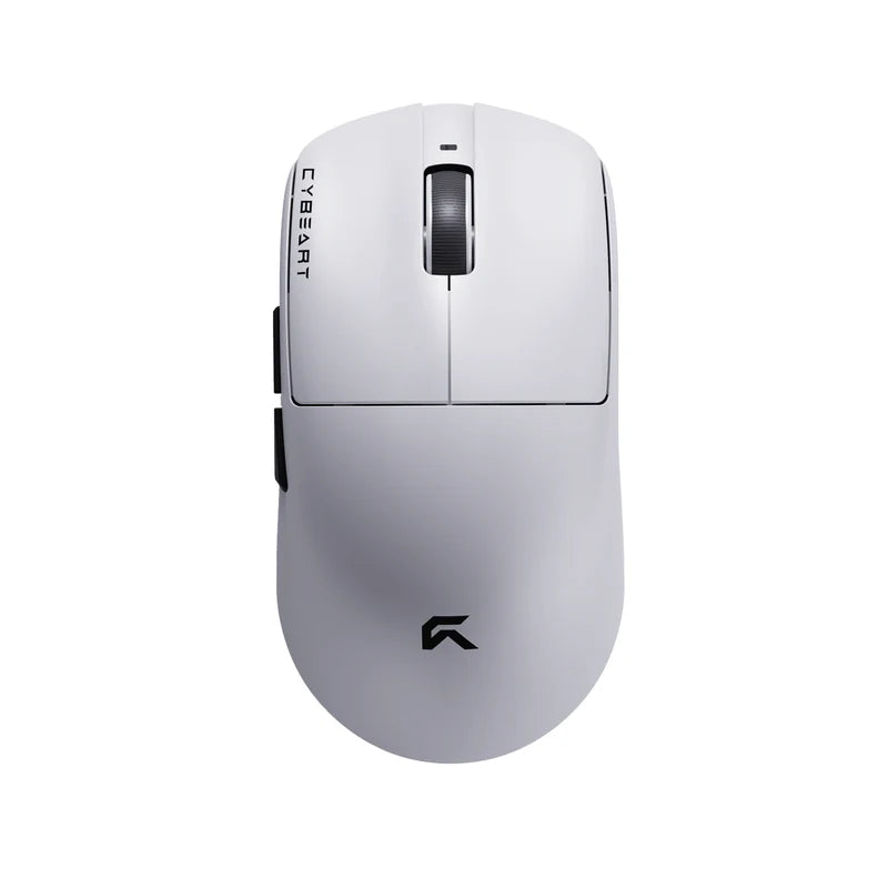 Cybeart Xeus - 8K 39g Ultra-light Tri-Mode Wireless Gaming Mouse - White