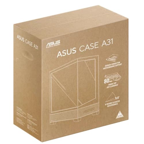 ASUS A31 White ATX Mid Tower Case